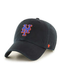 Mets Hat 47' Clean Up Adjustable Black