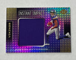 Vikings Justin Jefferson 2020 Panini Illusions No.II18 Relic Rookie Single Card