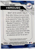 Dodgers Alex Verdugo 2017 Topps Bowmans Best No.B17-AV 28/50 Autographed Single Card