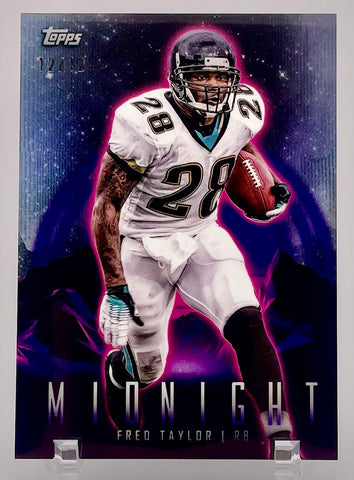 Jaguars Fred Taylor 2024 Topps Midnight No.46 #12/12 Single Card
