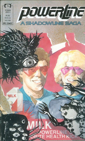 Powerline Issue #4 November 1988 Comic Book