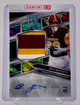 Commanders Ben Sinnott 2024 Panini Spectra No.237 #15/75 Autographed Relic Rookie Single Card