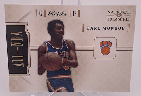 Knicks Earl Monroe 2010-11 Panini National Treasures No.7 #11/25 Single Card