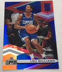 Clippers Lou Williams 2019-20 Donruss Elite #04/23 No.28 Blue Single Card