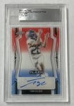 Travis Dye 2022 Leaf Flash Pre-Production 1/1 Clear RWB Autographed Rookie Single Card