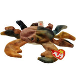 TY Beanie Baby 7.5" - Claude the Crab 1996