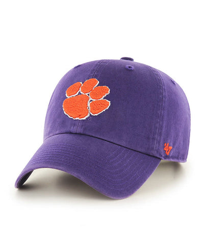 Clemson Hat 47' Clean Up Adjustable Purple