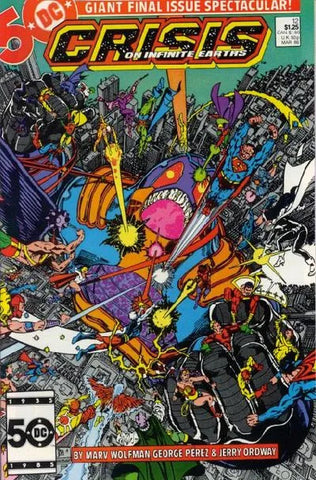 Crisis on Infinite Earths Issue #12 March 1986 Comic Book