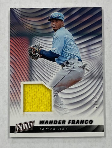 Rays Wander Franco 2022 Panini Father's Day No.WF #21/50 Relic Rookie Single Card