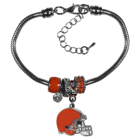 Browns Bracelet Euro Bead