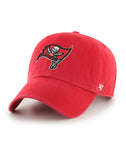 Buccaneers Hat 47' Clean Up Adjustable Red