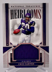 Vikings Cris Carter 2023 Panini National Treasures No.HEI-CCA #03/49 Relic Single Card