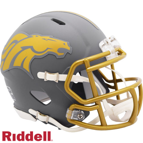 Broncos Mini Helmet Speed Alternate Slate