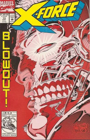 X-Force Issue #13 August 1992 Comic Book