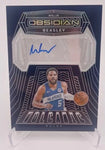 Bucks Malik Beasley 2023-24 Panini Obsidian No.VS-MLK #61/99 Autographed Single Card