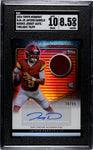 Commanders Jayden Daniels 2024 Topps Midnight No. RJA-JD #78/99 SGC Graded 8.5 Autographed Relic Rookie Single Card