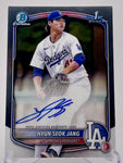 Dodgers Hyun-Seok Jang 2025 Bowman Chrome No.CPA-HJ Autographed 1st Bowman Single Card