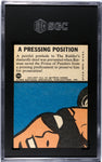 Batman "B" Series 1966 Topps No.36B A Pressing Position SGC Graded 4 Single Card