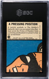 Batman "B" Series 1966 Topps No.36B A Pressing Position SGC Graded 4 Single Card