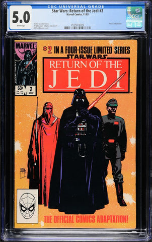 Star Wars: Return of the Jedi Issue #2 November 1983 CGC Graded 5.0 Comic Book