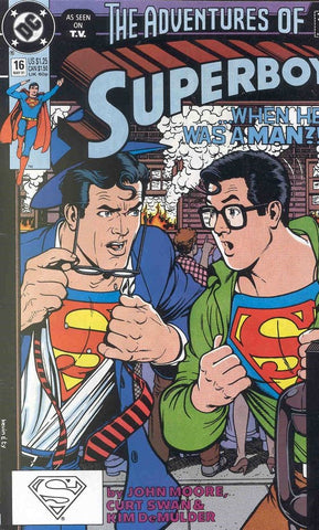 Superboy Issue #16 May 1991 Comic Book