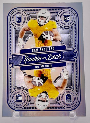 Giants Cam Skattebo 2025 Panini Donruss Elite No. 16 #010/799 Rookie Single Card