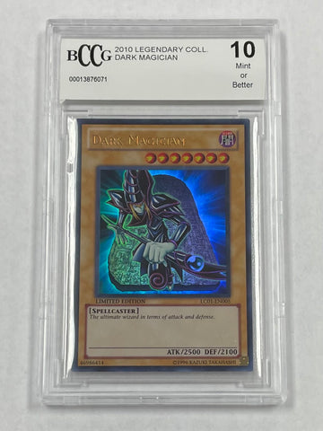 Yu-Gi-Oh! Dark Magician 2010 Legendary Collection BCCG Graded 10 Limited Edition Single Card