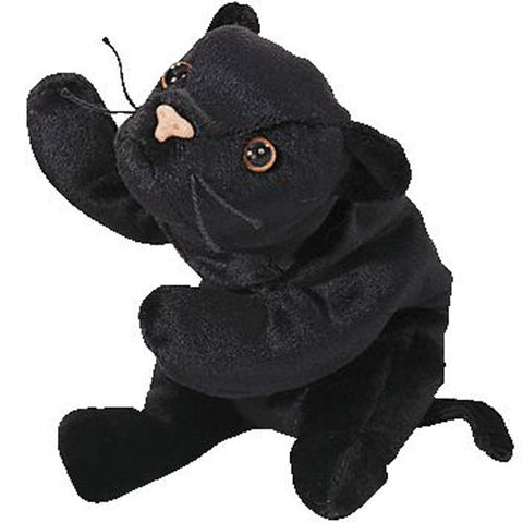 TY Beanie Baby 8.5" - Velvet the Black Panther 1995