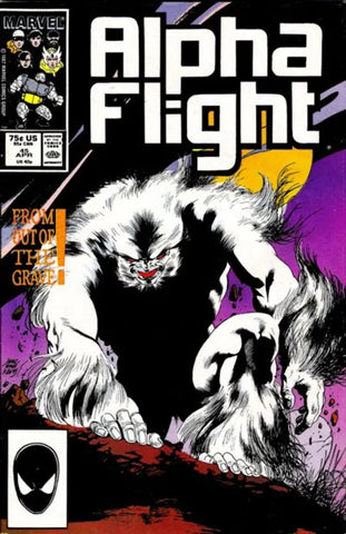 Alpha Flight Issue #45 April 1987 Comic Book