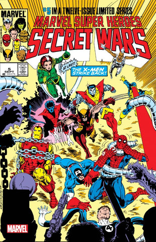 Marvel Super Heroes: Secret Wars Issue #5 May 2024 Cover A Facsimile Edition Comic Book