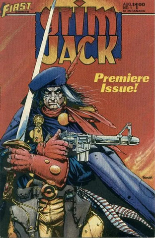 Grim Jack Issue #1 August 1984 Comic Book