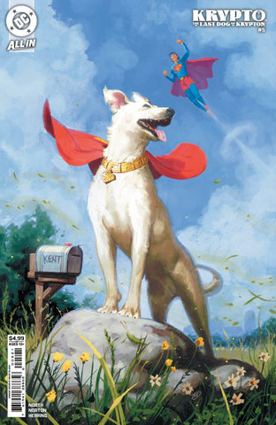 Krypto: The Last Dog of Krypton Issue #5 October 2025 Cover B Comic Book