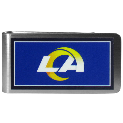 Rams Money Clip Steel SS Logo MVP