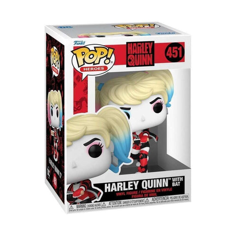 Funko Pop Vinyl Heroes - Harley Quinn w/ Bat 451