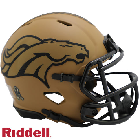 Broncos Mini Helmet Speed Salute to Service 2023