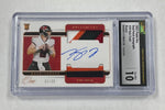 Buccaneers Kyle Trask 2021 Panini One No.39 01/35 CSG Graded 10 Autographed Relic Rookie Single Card