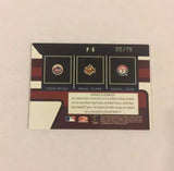 Matsui/Tejada/Young 2005 Zenith #05/75 Triple Relic Single Card