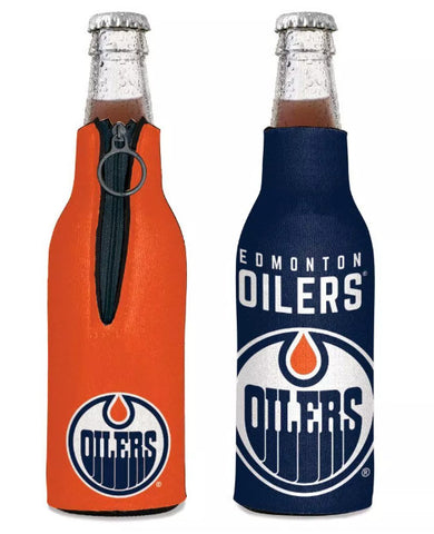 Oilers Bottle Coolie 2-Sided