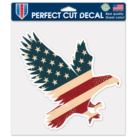 USA 8x8 DieCut Decal Color Eagle