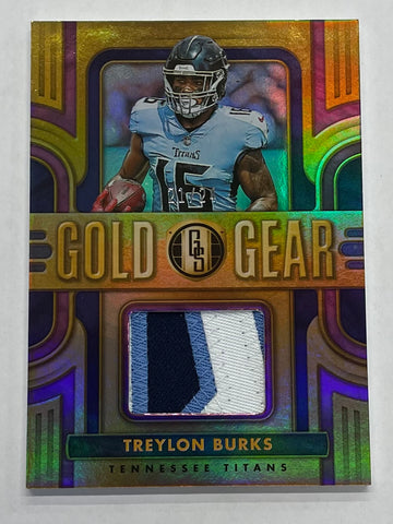 Titans Treylon Burks 2023 Panini Gold Standard No.GG-TB 21/24 Relic Single Card