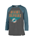 Dolphins Ladies Shirt Jetset Ava Raglan