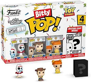 Funko Pop Vinyl Bitty Pop! 4-Pack - Disney & Pixar Toy Story - Forky/Sheriff Woody/Gabby Gabby/Mystery