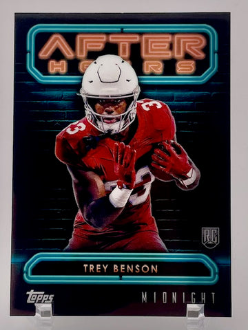 Cardinals Trey Benson 2024 Topps Midnight No.AH-13 Rookie Single Card
