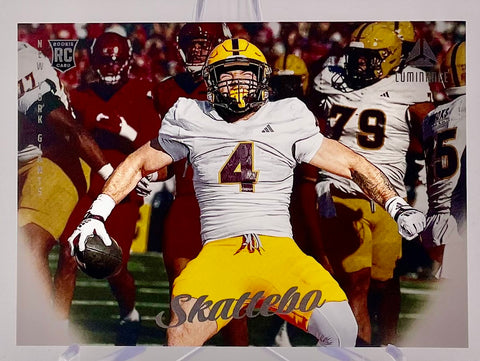 Giants Cam Skattebo 2025 Panini Luminance No.180 Rookie Single Card