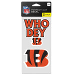 Bengals 4x8 2-Pack Decal Slogan