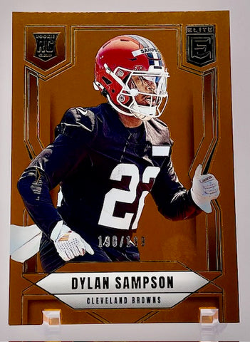 Browns Dylan Sampson 2025 Panini Donruss Elite No.174 #198/199 Rookie Single Card