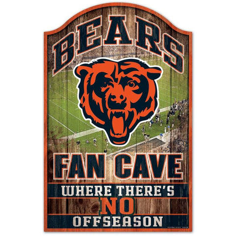 Bears Wood Sign 11x17 Fan Cave