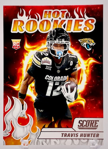 Jaguars Travis Hunter 2025 Panini Score No. 2 Rookie Single Card