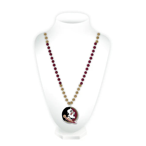 FSU Team Beads w/ Medallion