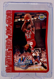 Bulls Michael Jordan 1997 Upper Deck Authenticated 11-Time All Star #0237/5000 Jumbo Single Card